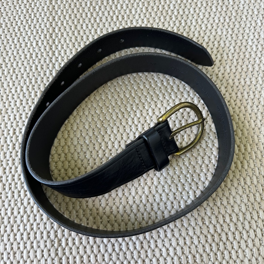 Madewell Black Leather Belt